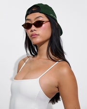 Sand Bar Hat - Hi Hi (Palm) + Retreat Suit - Coconut (Size S)