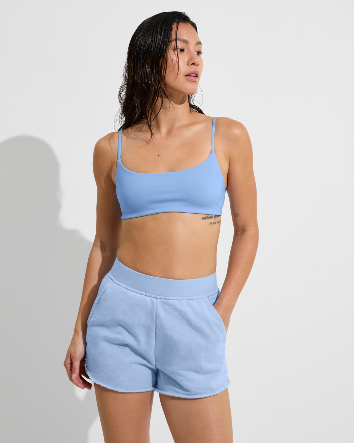 Pool Days Top + Sports & Rec Short - Blue Skies (Size S)