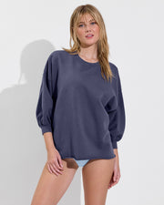 Sports & Rec Sweatshirt - Varsity + Hi Tide Bottom - Blue Skies (Size S)