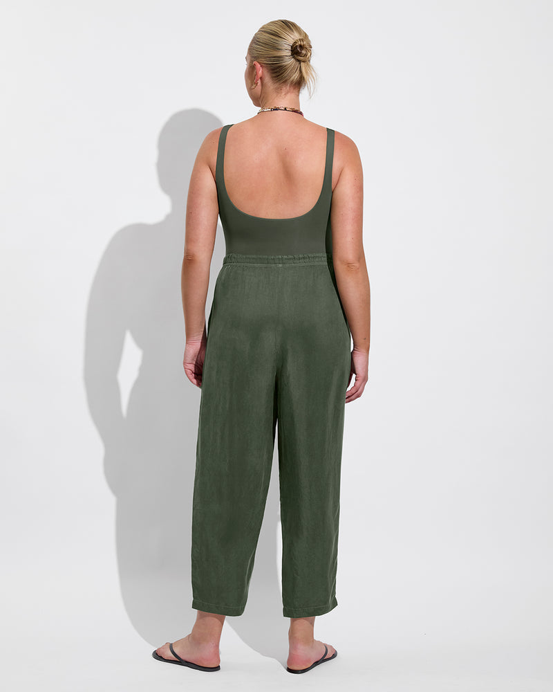 Peak Suit D+ (36DD, Size L) + Sunset Pant - Agave (Size L) 
