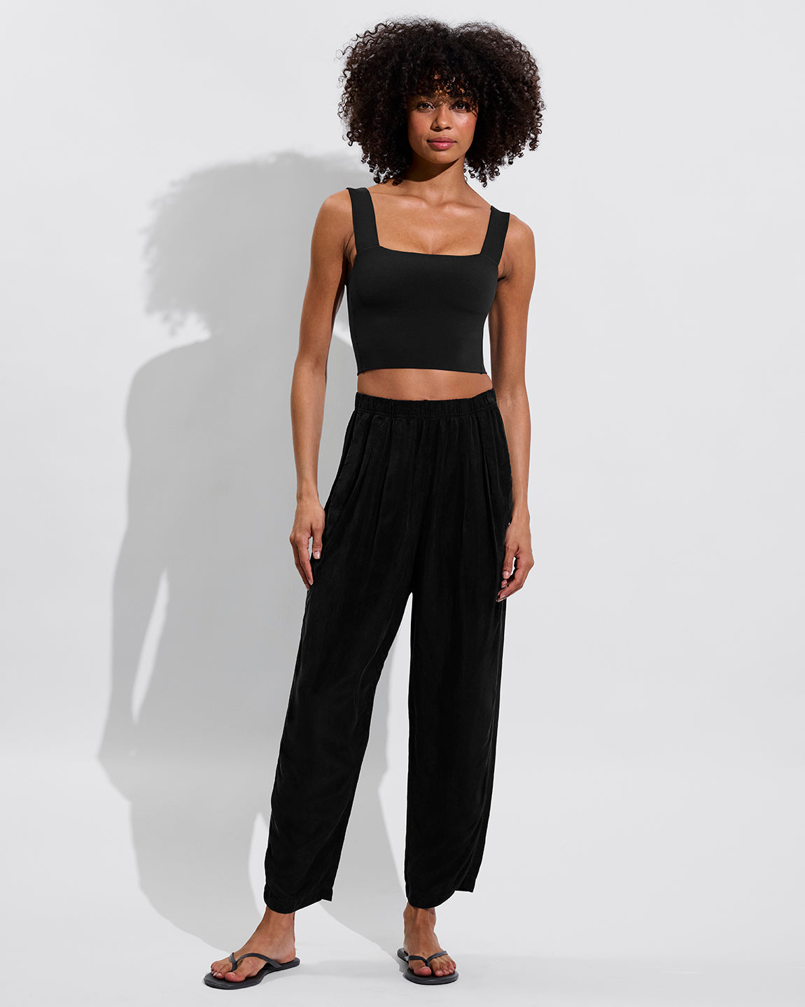 Frame Tank + Sunset Pant - Jet (Size S)