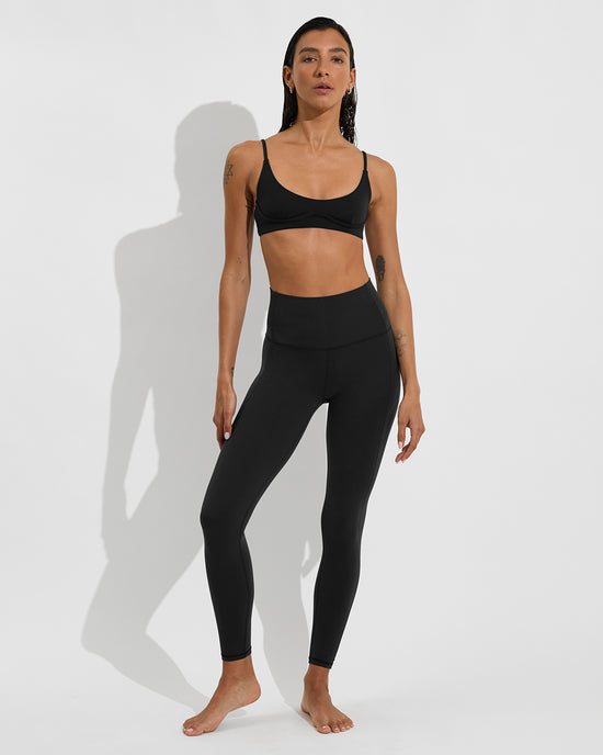 Club Top + Super Moves Tight - Jet (Size S)
