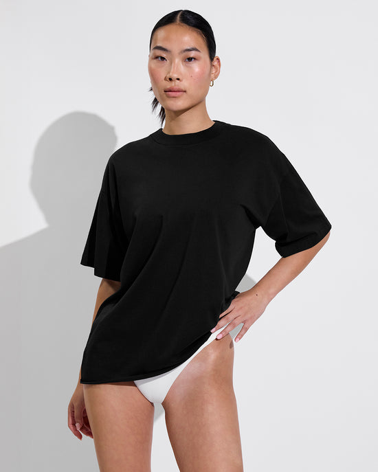 Swell Oversized Tee - Jet (Size S/M)