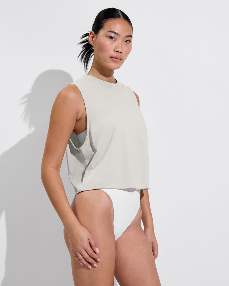 Swell Tank - Breeze (Size S/M) + Shoreline Suit - Coconut (Size S)
