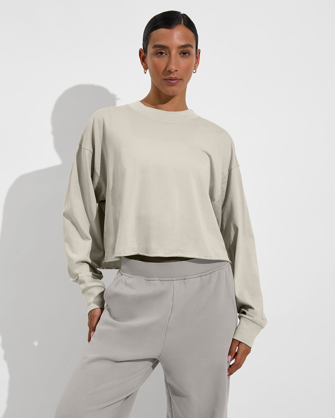 Swell LS Tee - Breeze (Size S/M) + Field Day Sweatpant - Beach (Size S)