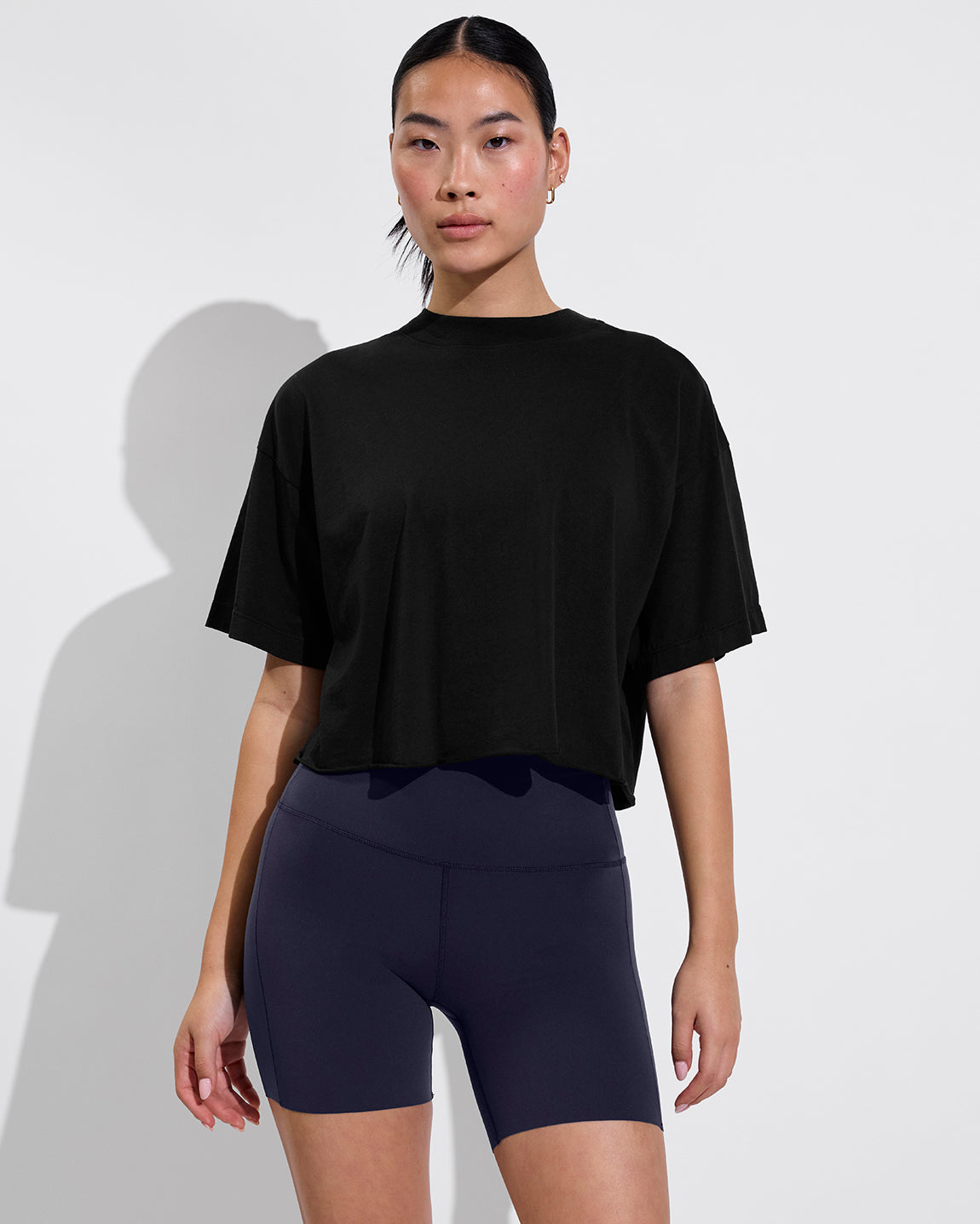 Swell SS Tee - Jet (Size S/M) + Super Moves Short 5" - Sprint (Size S)