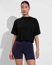 Swell SS Tee - Jet (Size S/M) + Super Moves Short 5" - Sprint (Size S)