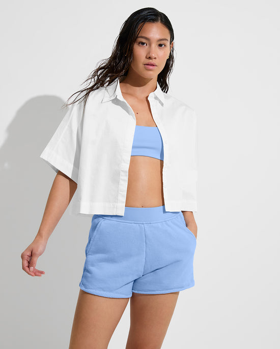 Tour Cropped Shirt - Coconut (Size S/M)