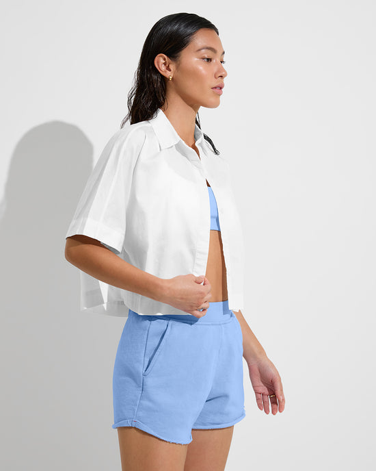 Tour Cropped Shirt - Coconut (Size S/M)