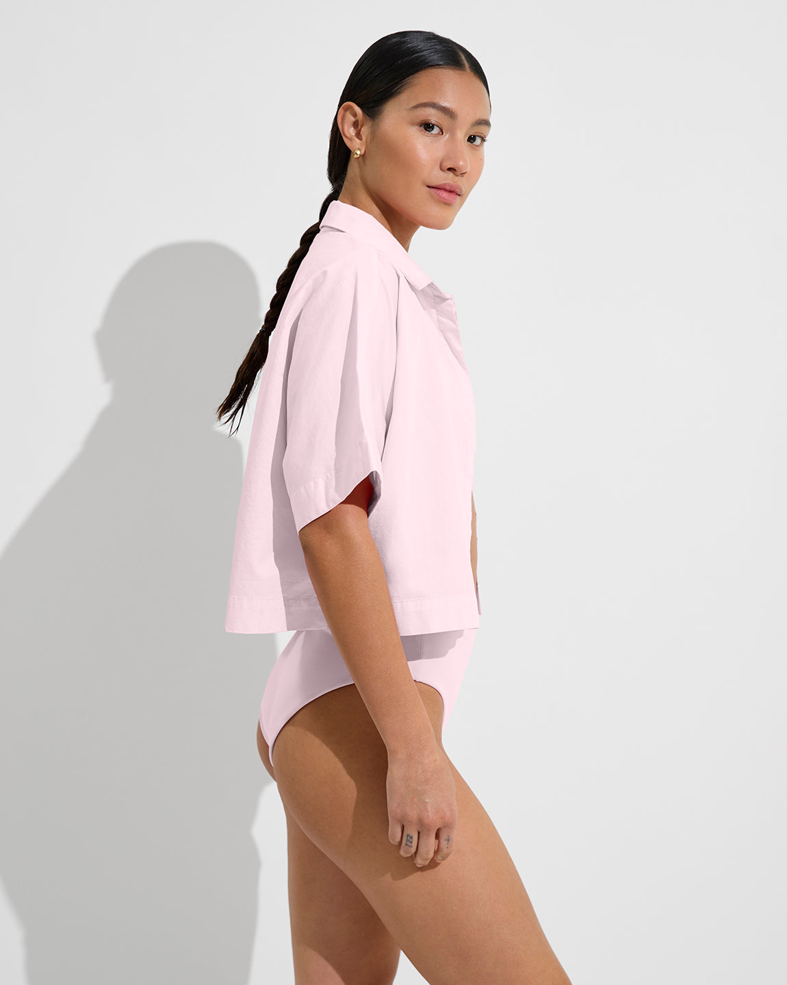 Tour Cropped Shirt (Size S/M) + Hi Hi Bottom - Delight (Size S)