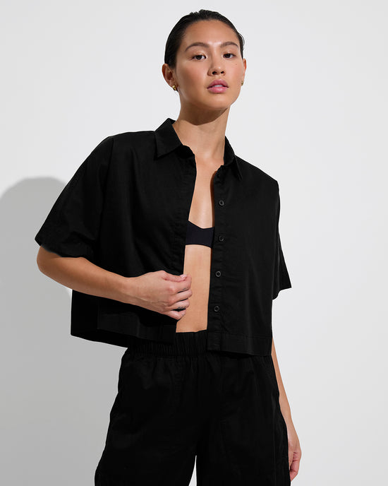 Tour Cropped Shirt (Size S/M) + Tour Pant - Jet (Size S)