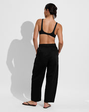 Plunge Top + Tour Pant - Jet (Size S)