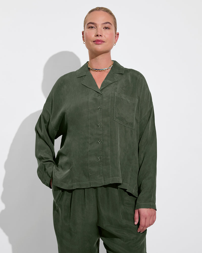 Voyage Shirt + Sunset Pant - Agave (Size S)