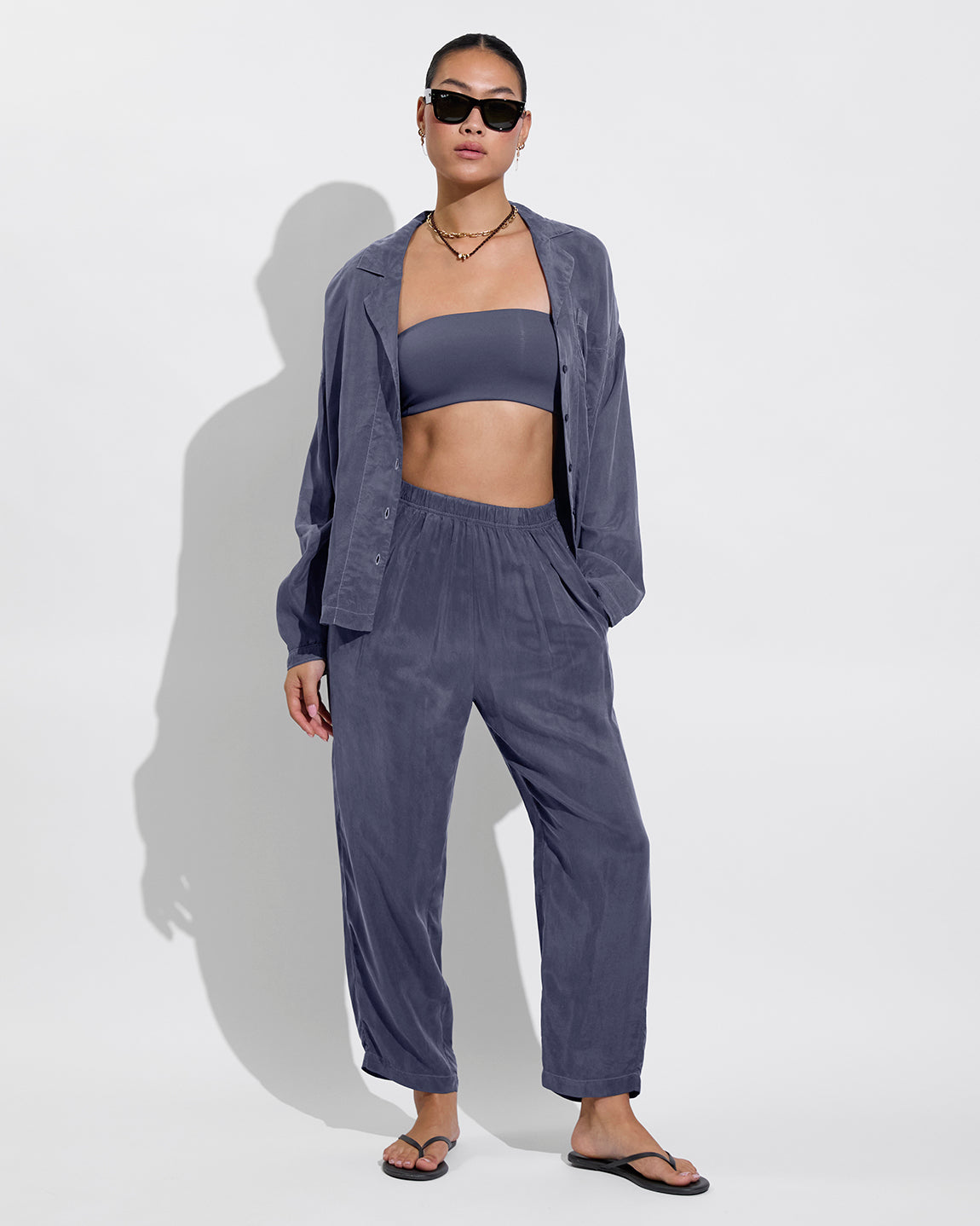 Tubular Top + Voyage Shirt + Sunset Pant - Varsity (Size S)