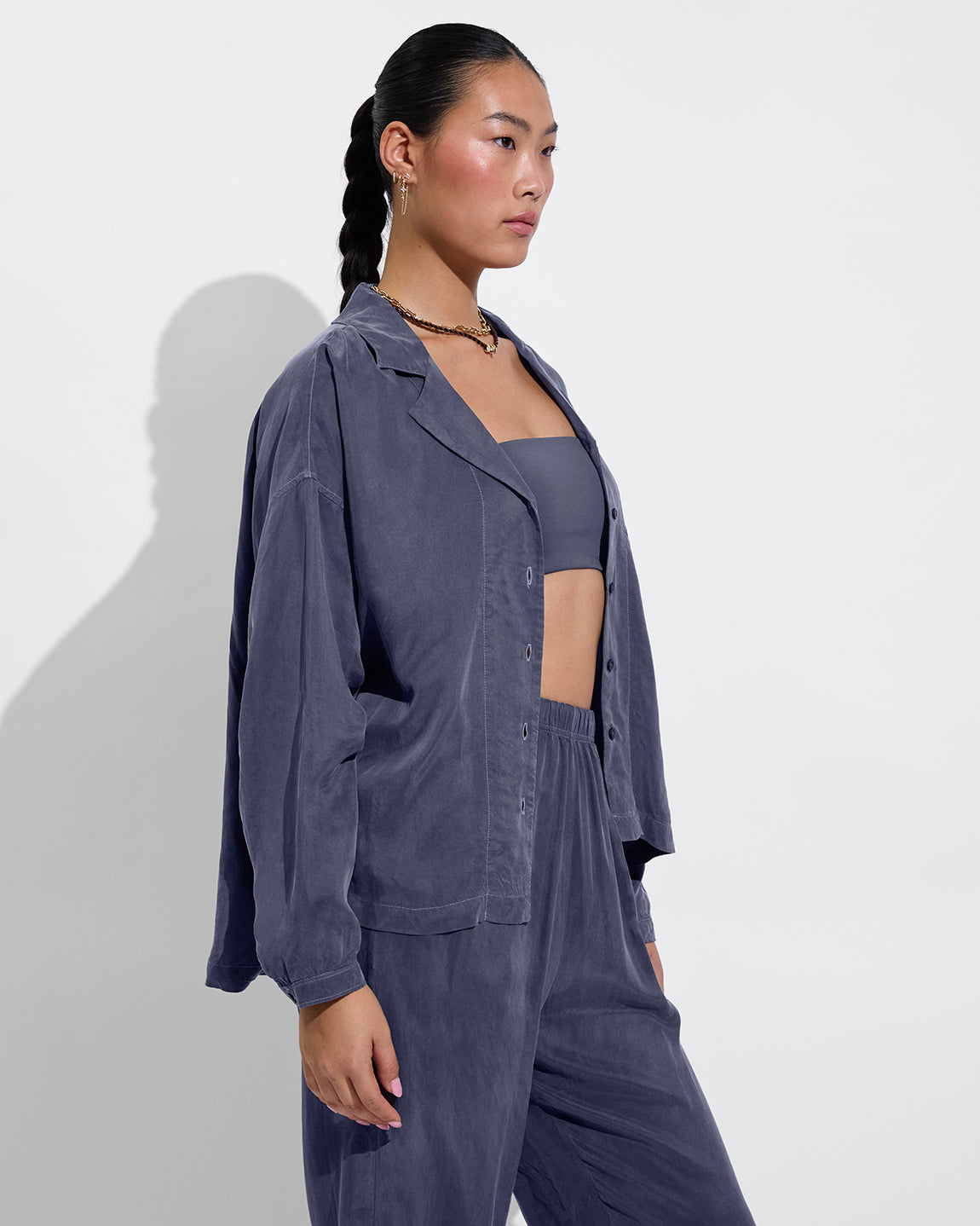 Tubular Top + Voyage Shirt + Sunset Pant - Varsity (Size S)