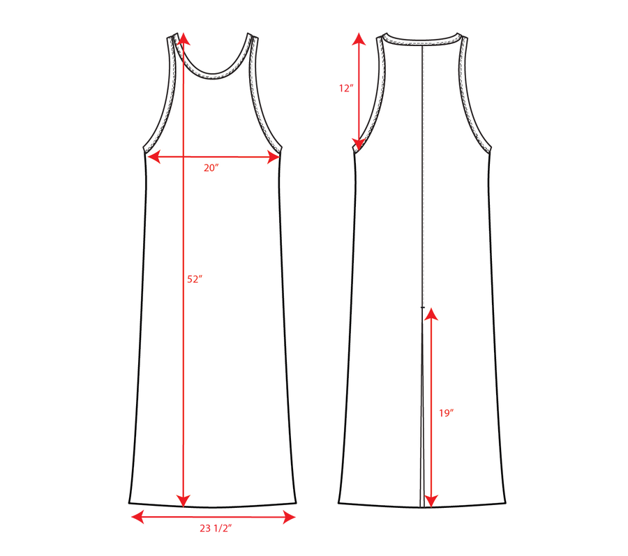 Muscle Dress Measurements