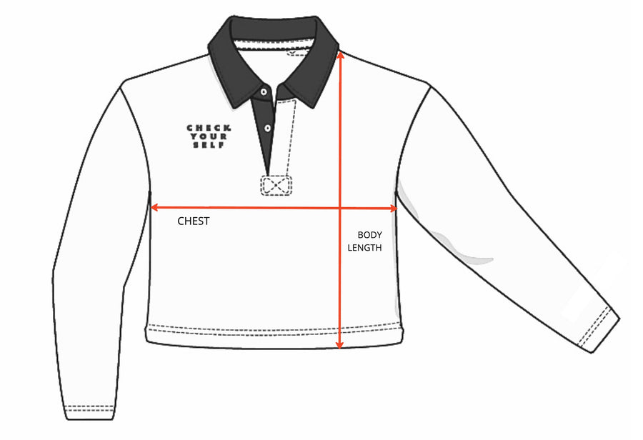 LOF Rugby shirt measurements