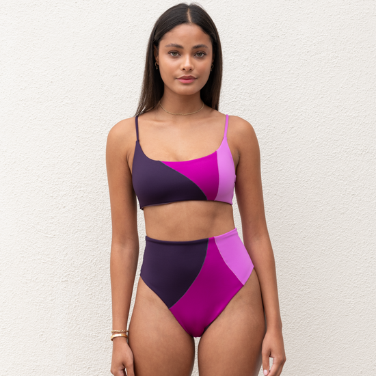 Pool Days Top + Hi Hi Bottom *Party Waves - Legend/Punch (Size S)