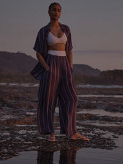 Day Trip Button Down + Pant - Varsity / Coconut