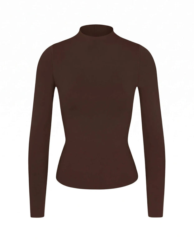 Rays Long Sleeve Top Long in Cold Brew