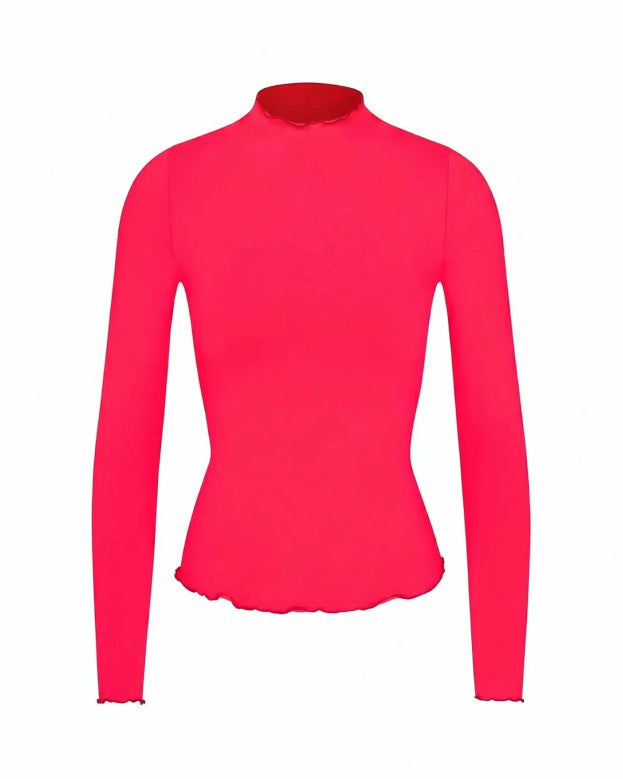Rays Long Sleeve Top Wavy in Rescue/Sweet Chili Heat