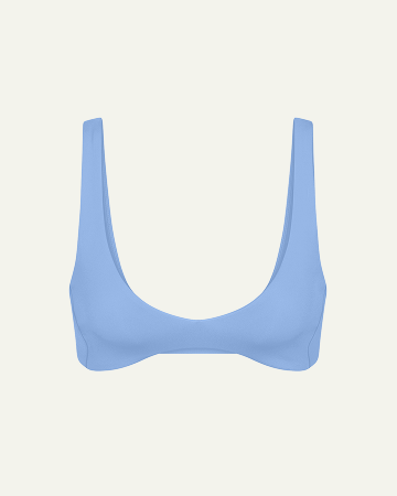 Plunge Top in Blue Skies