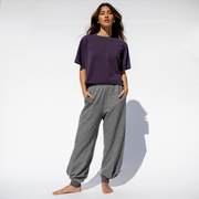Swell Boxy Tee - Legend + Field Day Sweatpant - Dark Heathered Grey (Size S)