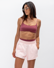Pool Days Top - Desert Plum + Sports & Rec Short - Delight (Size S)