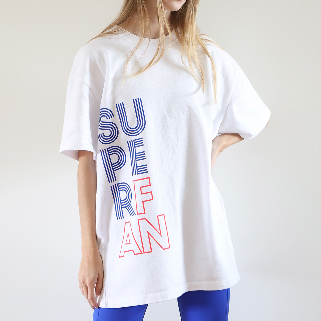 Squad Tee - Coconut/First Place + Super Moves Tight - First Place (Size S)