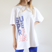 Squad Tee - Coconut/First Place + Super Moves Tight - First Place (Size S)