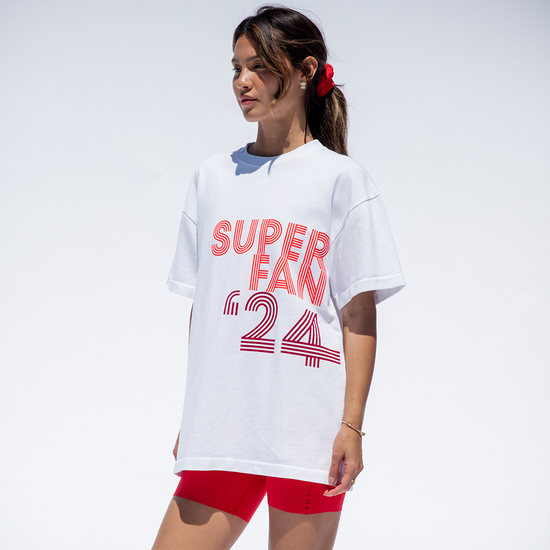 Squad Tee - Coconut/Sweet Chili Heat + Super Moves Short - Sweet Chili Heat (Size S)