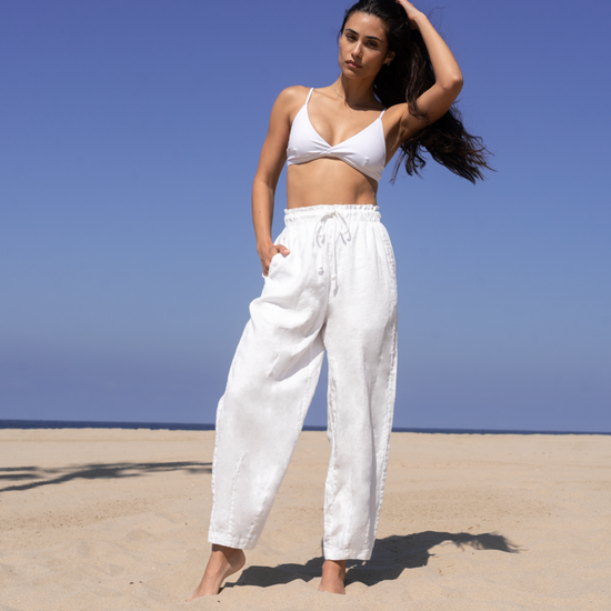 Sweet Victory Top + Getaway Pant - Coconut (Size S)