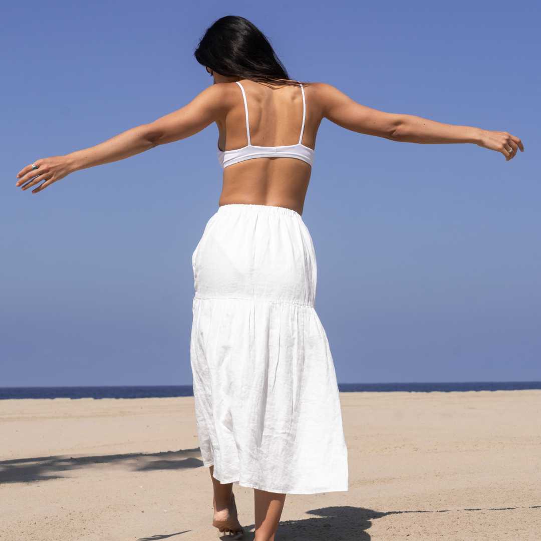 Sweet Victory Top + Sunday Skirt - Coconut (Size S)