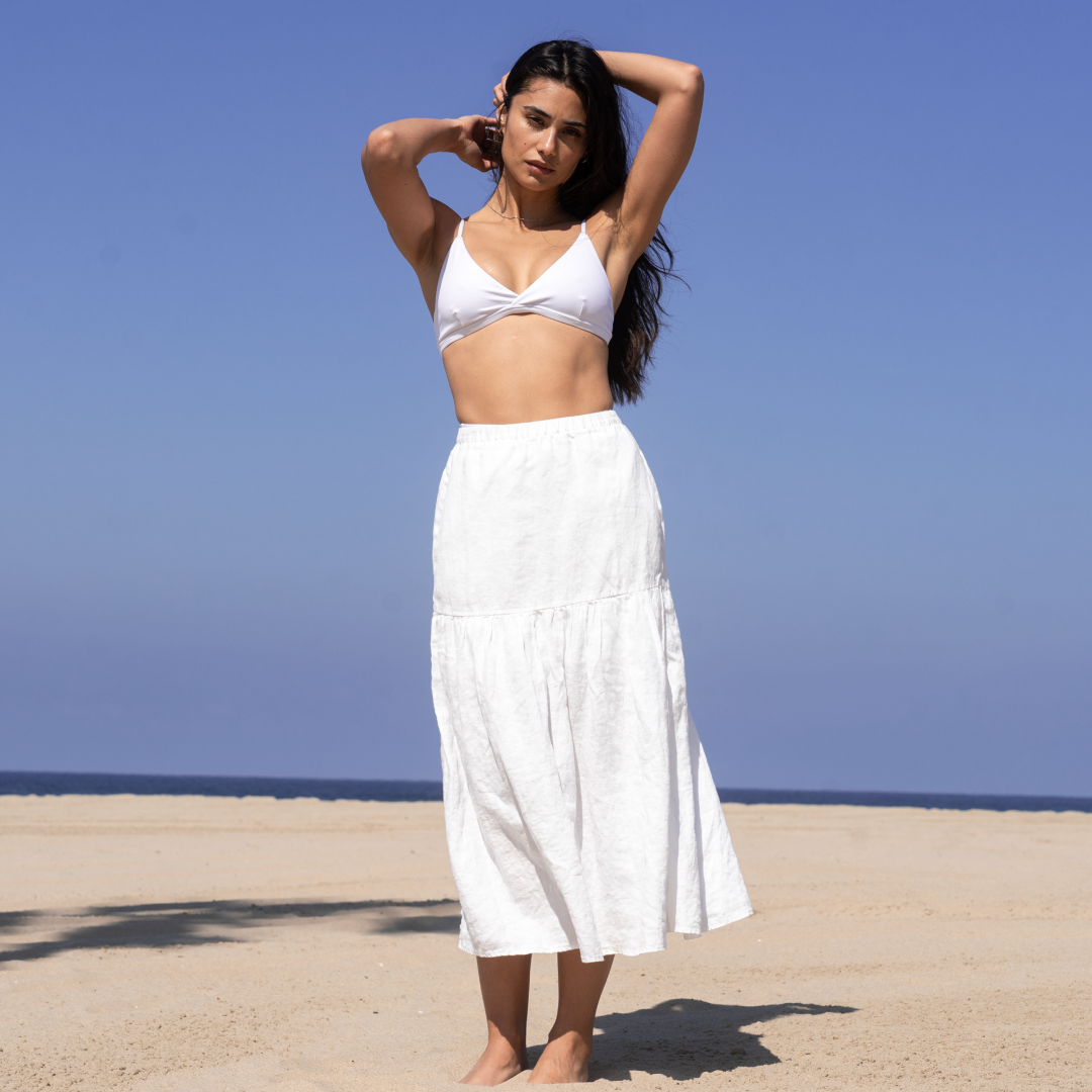 Sweet Victory Top + Sunday Skirt - Coconut (Size S)