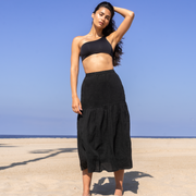 Offshore Top + Sunday Skirt - Jet (Size S)