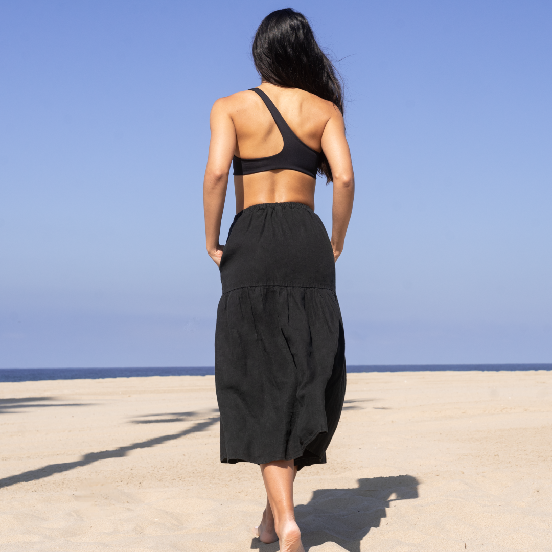 Offshore Top + Sunday Skirt - Jet (Size S)