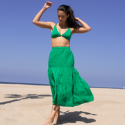 Heatwave Top + Sunday Skirt - Turf (Size S)