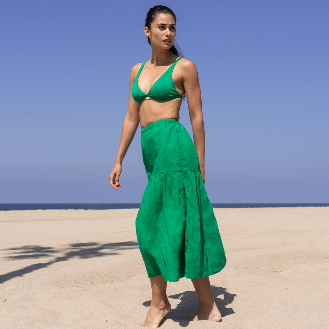 Heatwave Top + Sunday Skirt - Turf (Size S)