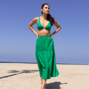 Heatwave Top + Sunday Skirt - Turf (Size S)