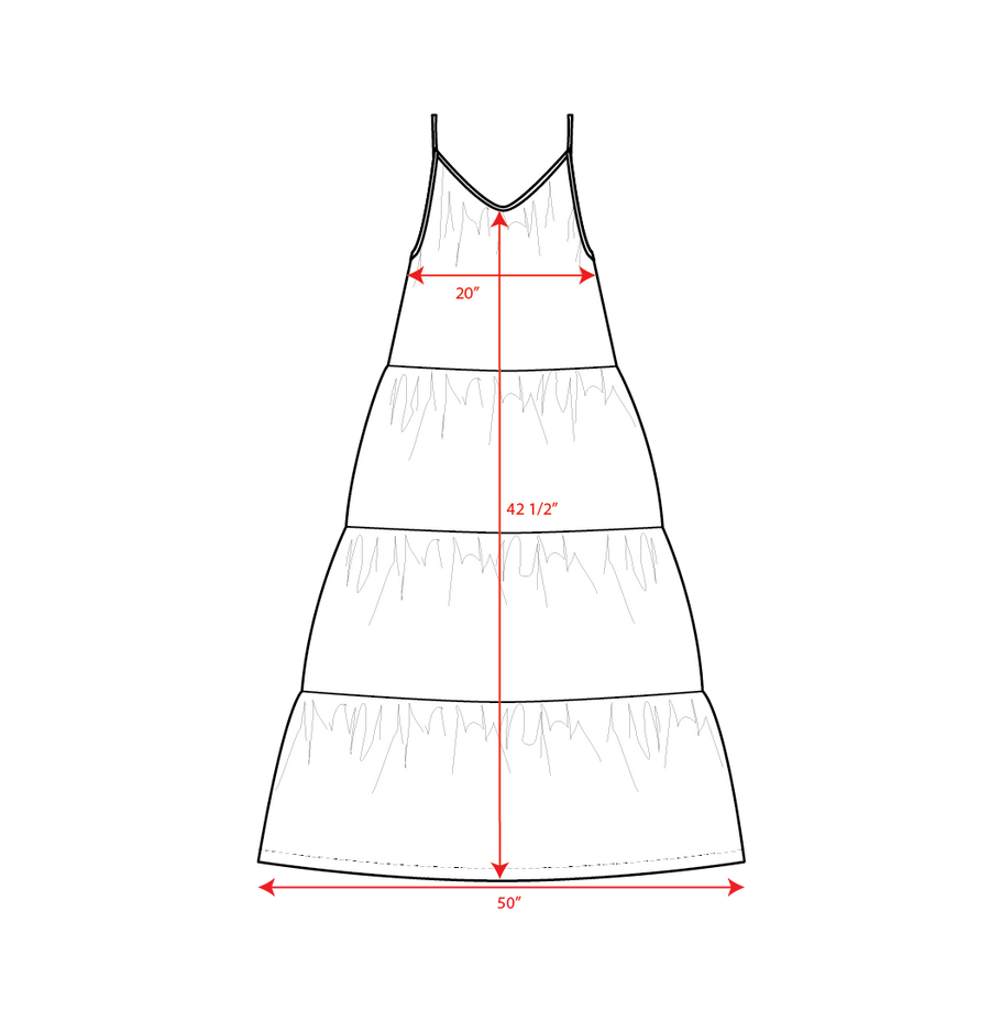 Sunday Dress Small Measurements