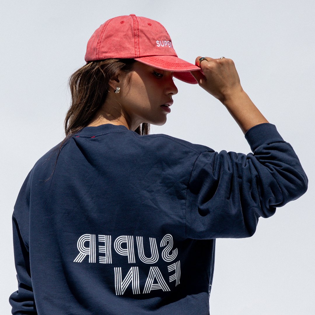 Super Fan Sweatshirt - Sprint (Size S) + Super Fan Hat - Red/White