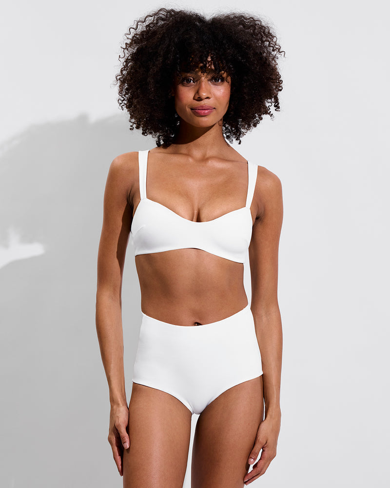 La Plage Top + Barrel Bottom - Coconut (Size S)