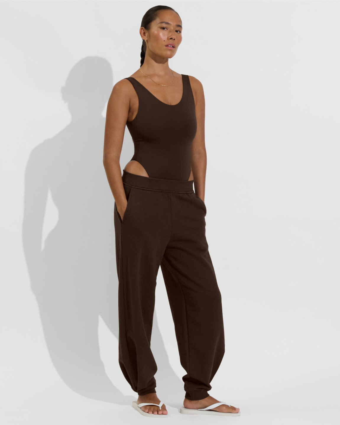 Betty Suit + Field Day Sweatpant - Cold Brew (Size S)