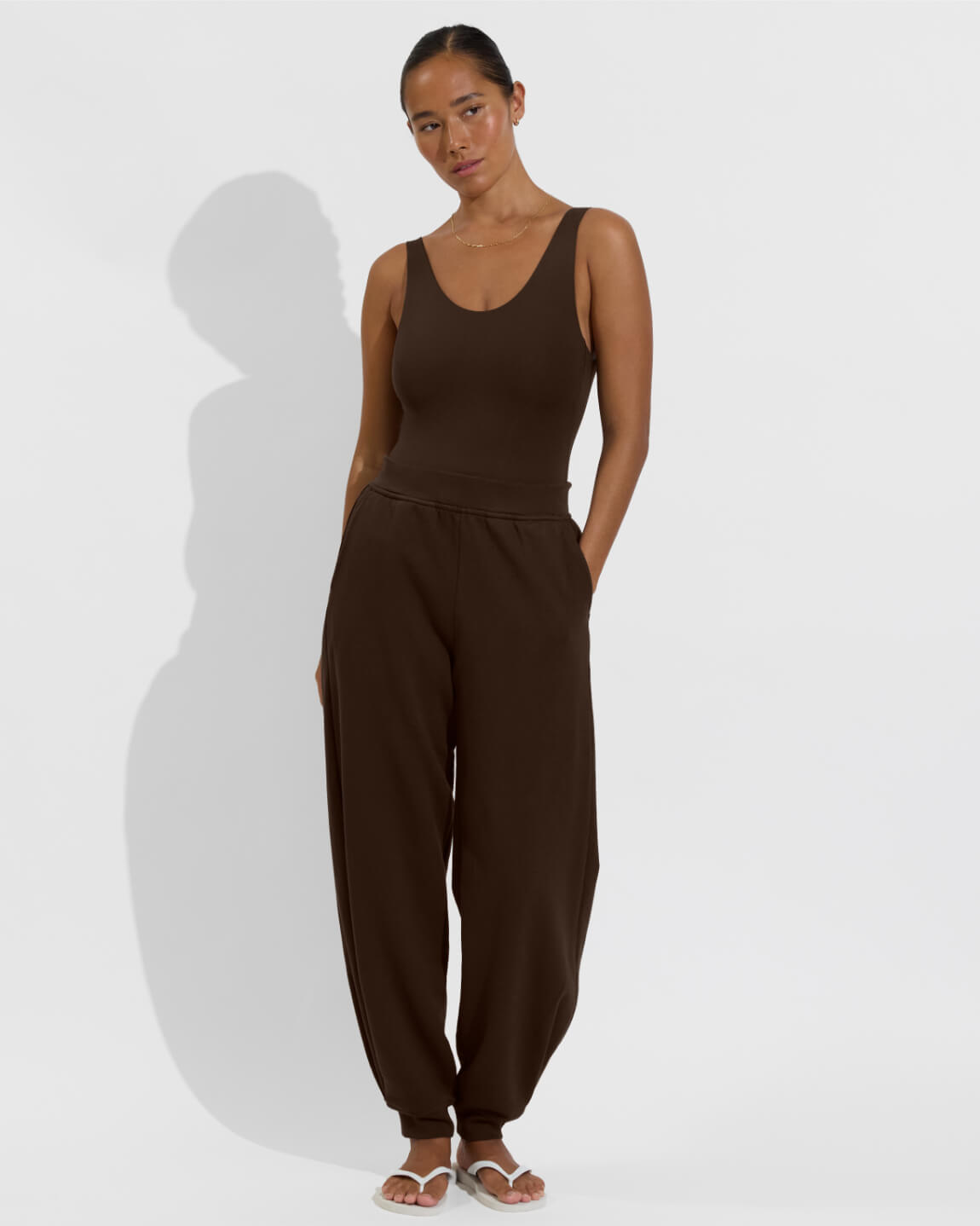 Betty Suit + Field Day Sweatpant - Cold Brew (Size S)