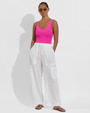 Betty Suit - Hot + Carry On Pant - Coconut (Size S)