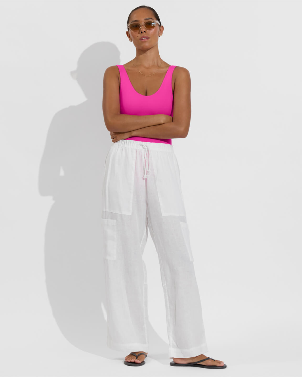 Betty Suit - Hot + Carry On Pant - Coconut (Size S)