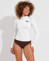 Rays LS Top *Long *Clare V Collab - Coconut / Cold Brew