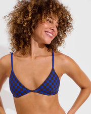 Sandy Top *Clare V. Collab - Check It: Cold Brew / First Place (Size S)