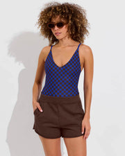 Sunday Suit *Clare V. Collab - Check It + Sports & Rec Short - Cold Brew (Size S)