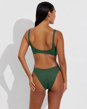 Club Top D (32DD, Size S) + Dip Bottom - Tropics (Size S)